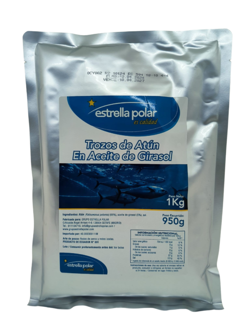 Morceaux de Thon à l’Huile de Tournesol - Estrella Polar (1 kg) 🇪🇸